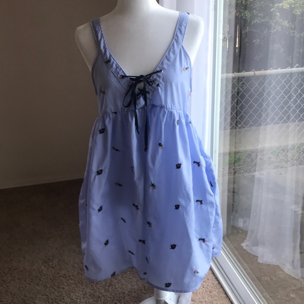COPY - Blue striped dress